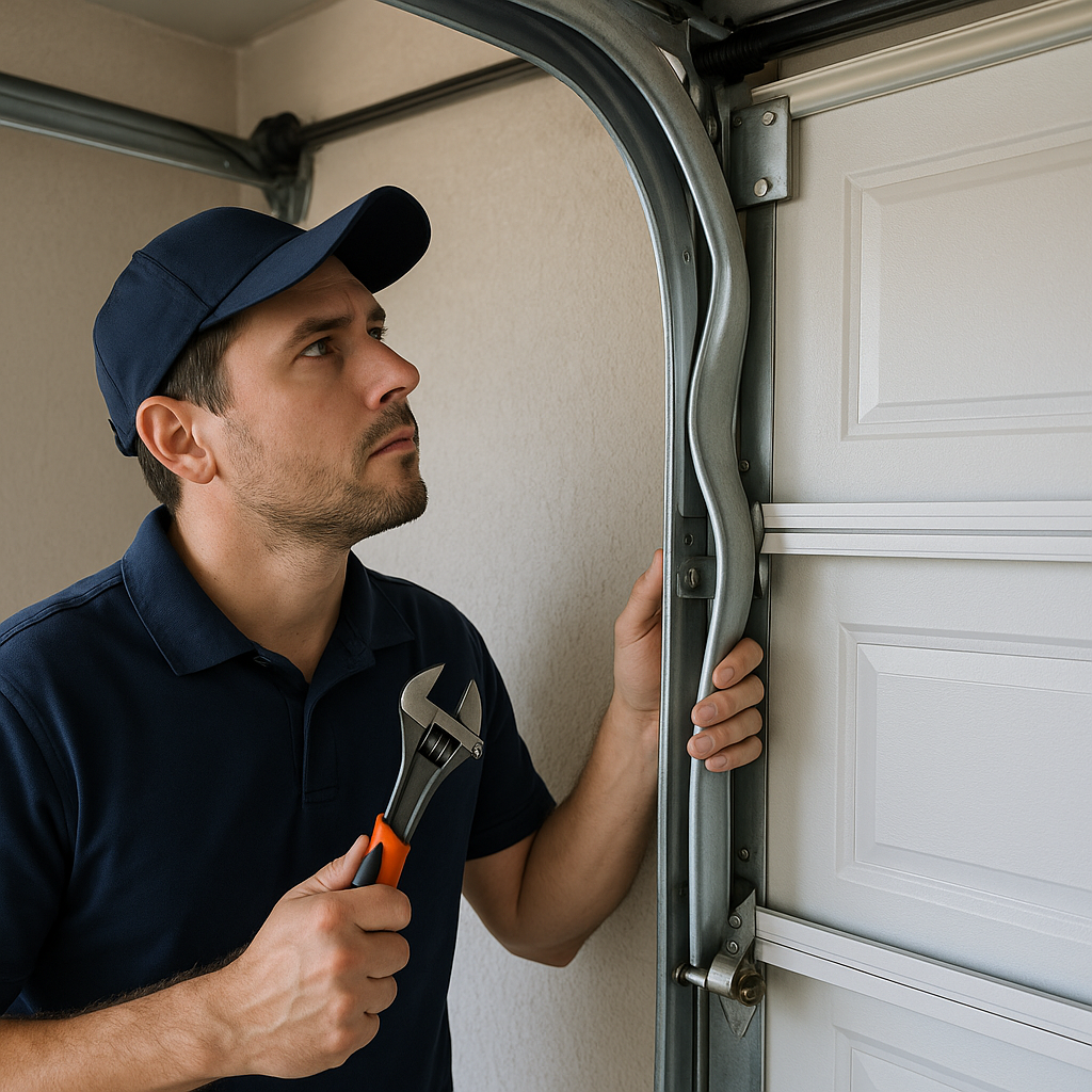 Garage Door Track Alignment: How Bent or Misaligned Tracks Damage Your Door